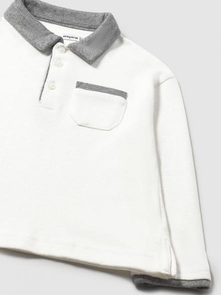 Mayoral Polo M/L Contrastes 15-02103-079 Nata [2]