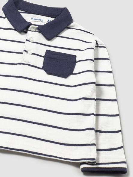 Mayoral Polo M/L Contrastes 15-02103-080 Nata-Azul [2]