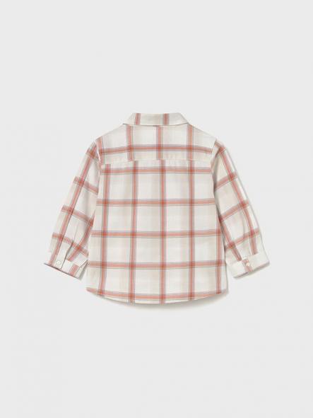 Mayoral Camiseta M/L Cuadros Viella 15-02109-091 Calabaza [1]