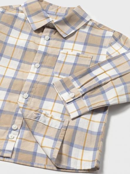 Mayoral Camiseta M/L Cuadros Viella 15-02109-092 Cereal [2]