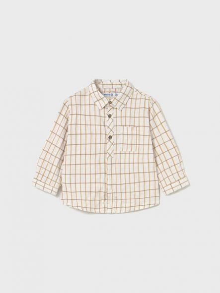 Mayoral Camisa M/L Cuadros Viscosa 15-02110-096 Mostaza [3]