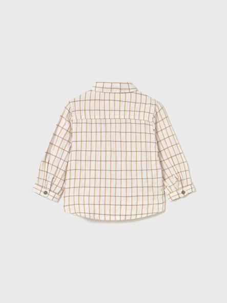 Mayoral Camisa M/L Cuadros Viscosa 15-02110-096 Mostaza [4]