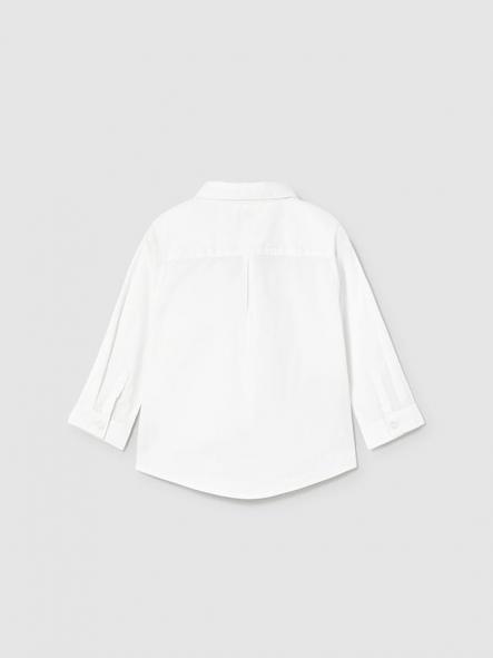 Mayoral Camisa M/L Vestir Pajarita 15-02111-055 Marfil [1]