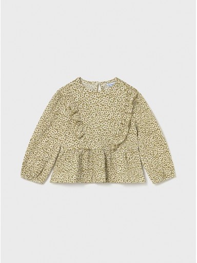 Mayoral Blusa Estampada Punto Bambula 15-02113-044 Aceite