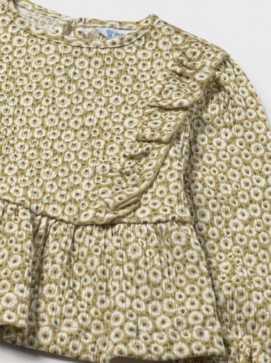 Mayoral Blusa Estampada Punto Bambula 15-02113-044 Aceite [2]
