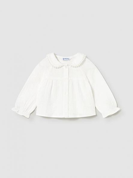 Mayoral Blusa Gasa Plumeti 15-02114-010 Nata
