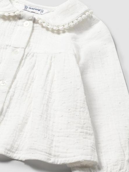 Mayoral Blusa Gasa Plumeti 15-02114-010 Nata [2]