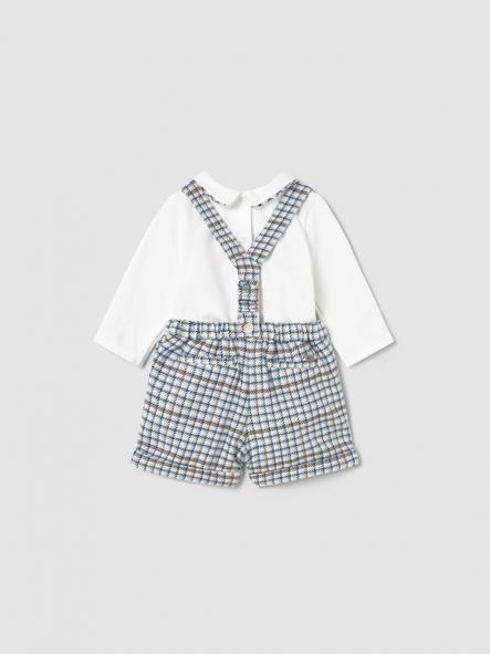 Mayoral Conjunto pantalón corto y body 15-02258-081 Blue  [1]