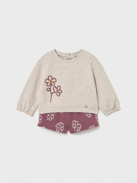 Mayoral Conjunto Bermuda Punto Jacquard 15-02262-049 Rosado [0]