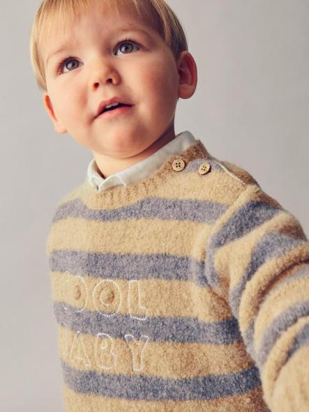 Mayoral Jersey Rayas 15-02346-067 Beige.vig