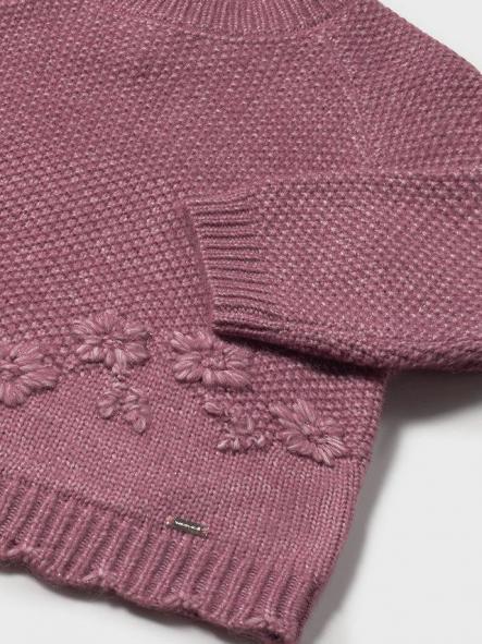 Mayoral Jersey Estructurado Flores 15-02352-052 Rosado [2]