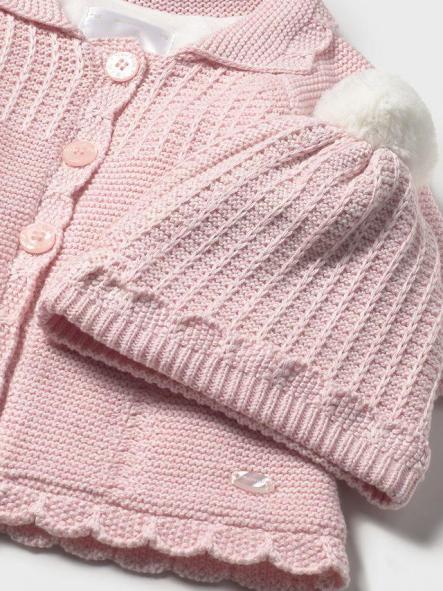 Mayoral Abrigo tricot con gorro 15-02412-019 Cuarzo [2]