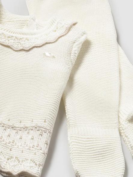 Mayoral Conjunto 3 piezas polaina 15-02556-066 Crudo [2]