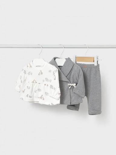 Mayoral Conjunto pantalón 3 piezas 15-02561-011Granito