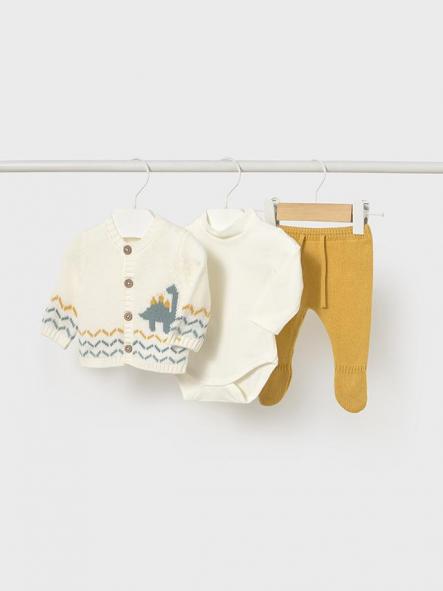 Mayoral Conjunto 3 piezas polaina 15-02565-016 Manzanilla [0]