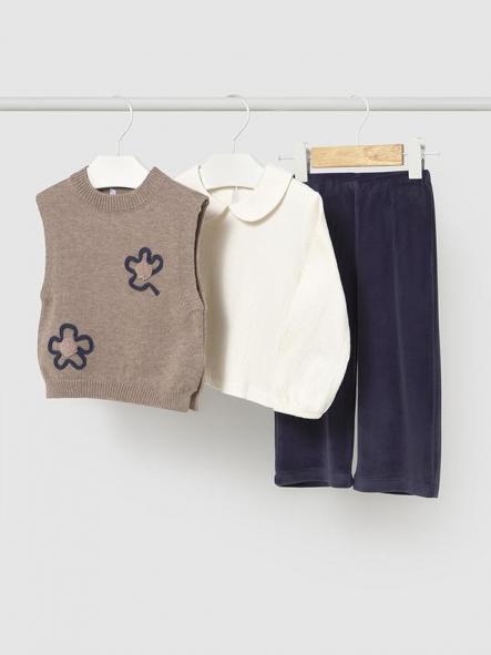 Mayoral Conjunto Pantalón Chaleco Tricot 15-02596-048 Marino [1]