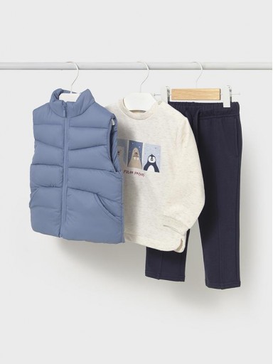 Mayoral Conjunto Pant. Pullover Chaleco 15-02649-019 Iceberg [1]