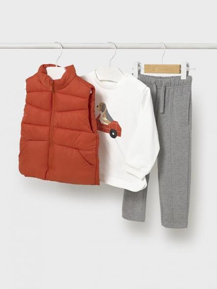Mayoral Conjunto Pant. Pullover Chaleco 15-02649-021 Caldera
