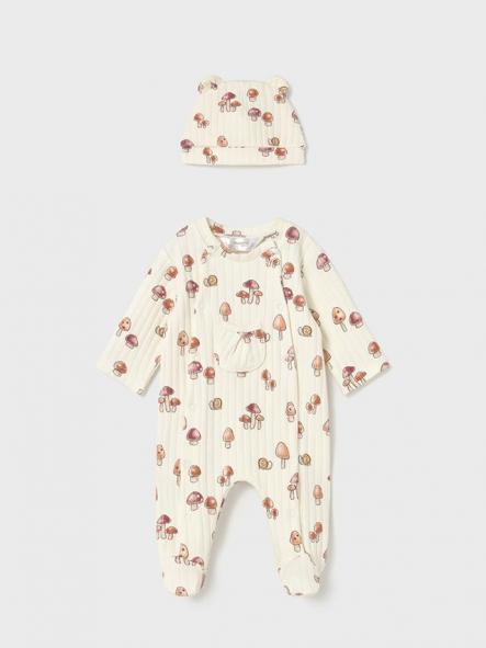 Mayoral pijamaCon Gorro 15-02705-071 Vainilla