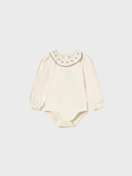 Mayoral Body Cuello Bordado 15-02734-018 Macchiato