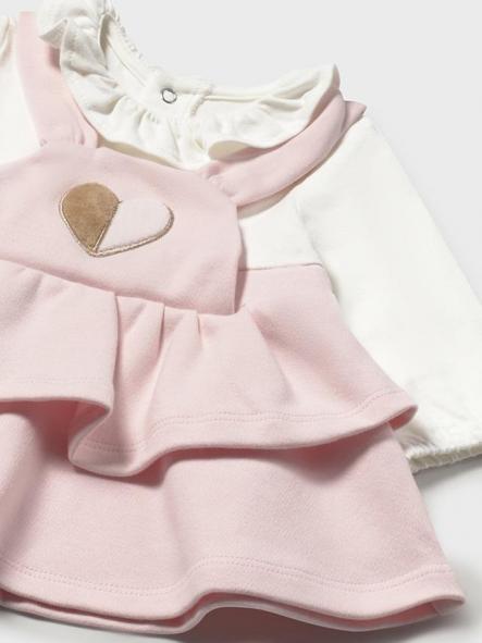 Mayoral Pelele Falda Interlock 15-02801-095 Rosa Baby [2]