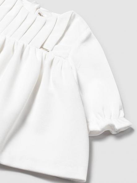 Mayoral Vestido Terciopelo 15-02819-040 Crudo [2]