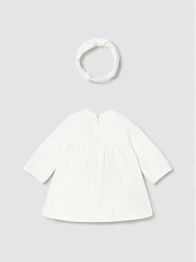 Mayoral Vestido Combinado Pelo 15-02823-057 Crudo  [1]