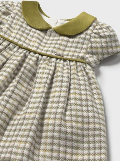 Mayoral Vestido cuadros 15-02831-094 Aceituna [2]