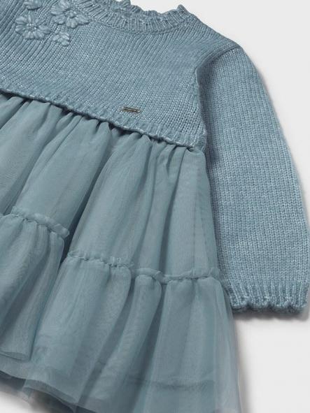 Mayoral Vestido Conbinado Tricot 15-02905-031 Blue [2]
