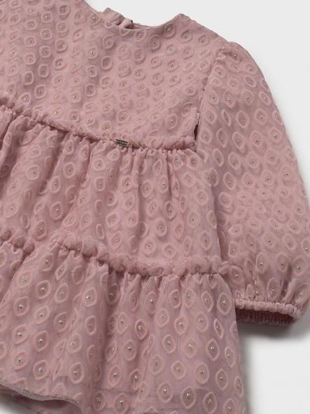 Mayoral Vestido Tul Flocado 15-02907-078 Cuarzo [2]
