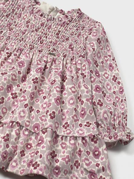 Mayoral Vestido Terciopelo Estampado 15-02909-025 Cuarzo [2]