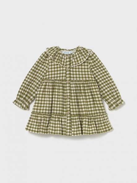 Mayoral Vestido Cuadros Vichy 15-02910-084 Laurel