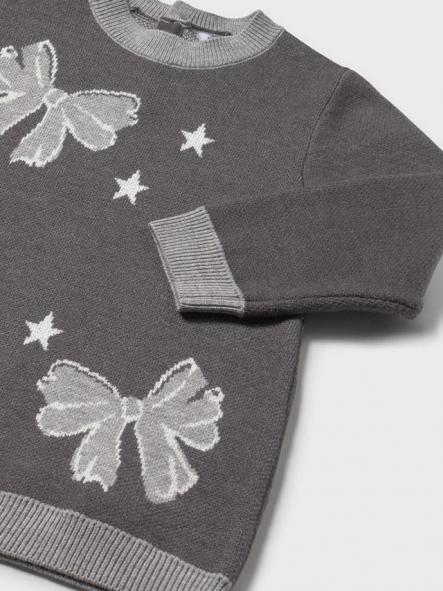 Mayoral Vestido Tricot Jacquard 15-02911-030 Plomo.vig [2]