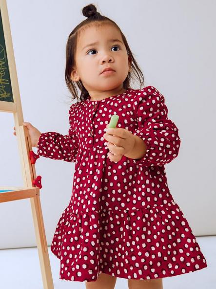 Mayoral Vestido Punto Estructura 15-02915-040 Rojo