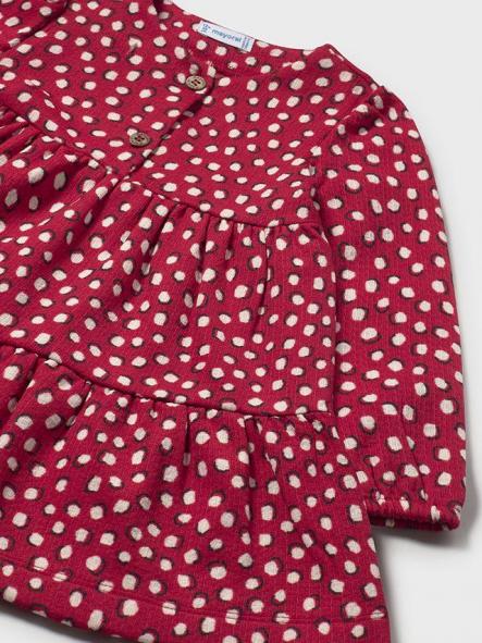 Mayoral Vestido Punto Estructura 15-02915-040 Rojo [5]