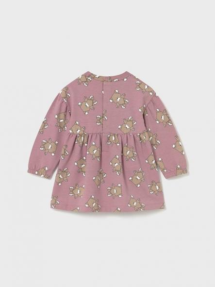 Mayoral Vestido Felpa Estampado 15-02916-046 Orquidea [1]