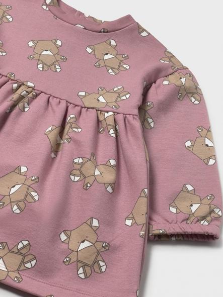 Mayoral Vestido Felpa Estampado 15-02916-046 Orquidea [2]