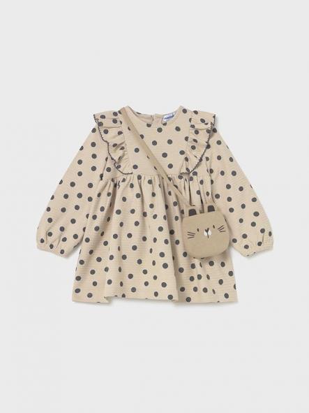 Mayoral Vestido Estamopado Con Bolso 15-02920-092 Tapico