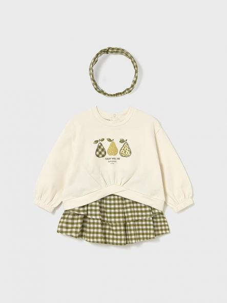 Mayoral Conjunto Falda Con Diadema 15-02924-084 Laurel