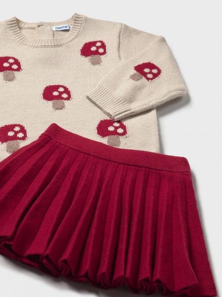 Mayoral Conjunto Falda Tricot 15-02925-015 Rojo [2]