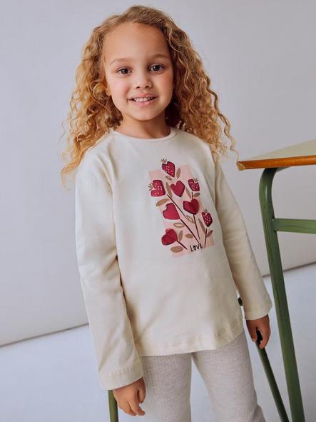 Mayoral Camiseta M/L 15-04005-054 Almendra [0]