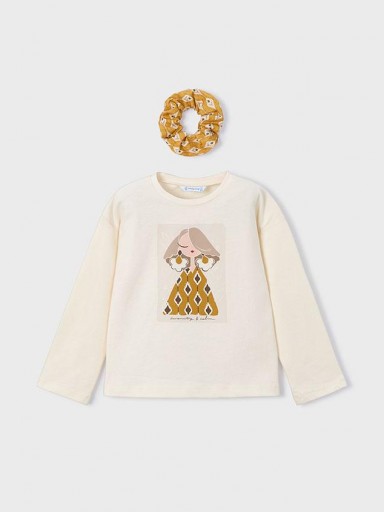 Mayoral Camiseta M/L Scrunchy 15-04006-084 Mac
