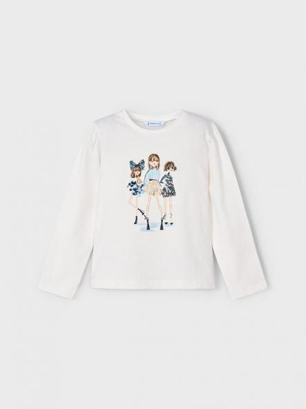 Mayoral Camiseta M/L Vestir 15-04011-093 Nata.marin