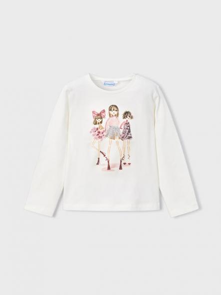 Mayoral Camiseta M/L Vestir 15-04011-095 Macchiato