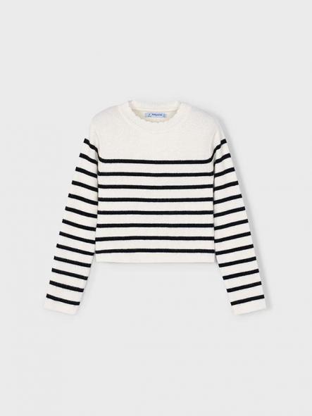Mayoral Top Tricot Rayas 15-04014-018 Macchiato [3]
