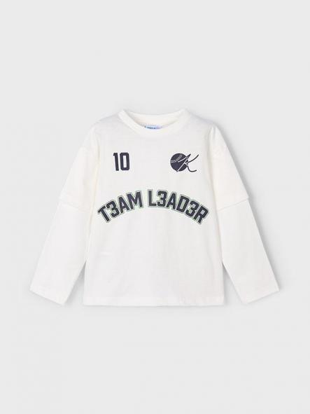 Mayoral Camiseta M/L "Team" 15-04075-074 Nata [3]