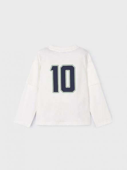 Mayoral Camiseta M/L "Team" 15-04075-074 Nata [4]