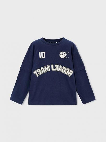 Mayoral Camiseta M/L "Team" 15-04075-075 Azul