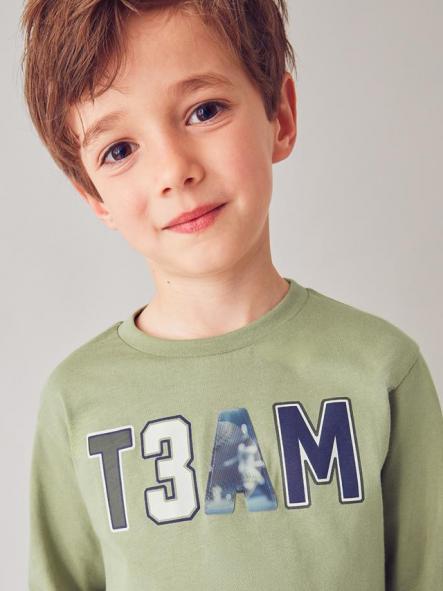 Mayoral Camiseta M/L Lenticular 15-04077-082 Pistacho [1]