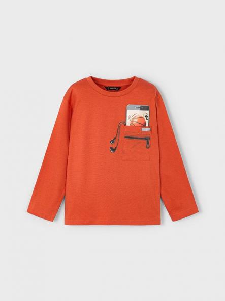 Mayoral Camiseta M/L Trampantojo 15-04078-088 Naranja [2]
